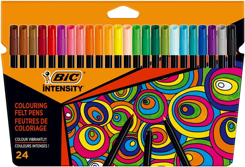 Flamastry 24 szt., BIC Intensity, 978035
