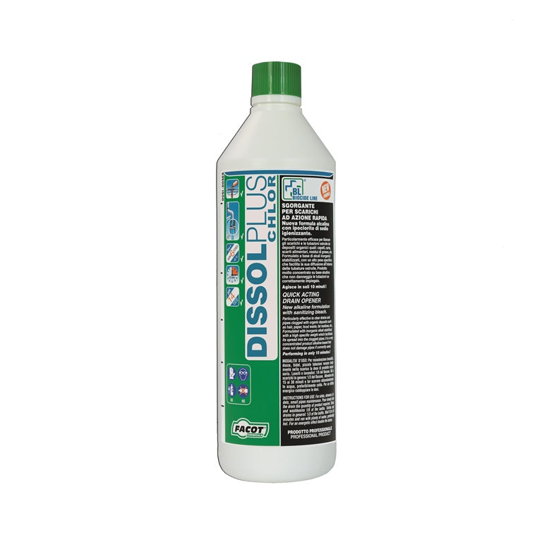 Środek do czyszczenia rur Facot Dissol Plus Chlor, DISPLUS1000, 1 l