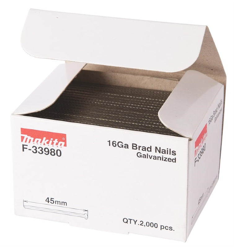 Vinys Dailylentėms Makita 16GA F-33980, 45 mm x 1.6 mm