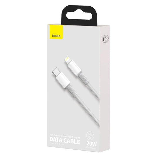 Laidas BASEUS USB Type C M, Lightning M, 1m pilkas CATLGD-02