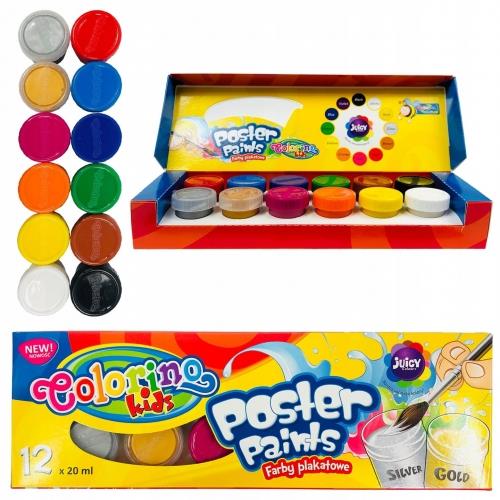 Guašas COLORINO 13239PTR/1, 12 spalvų