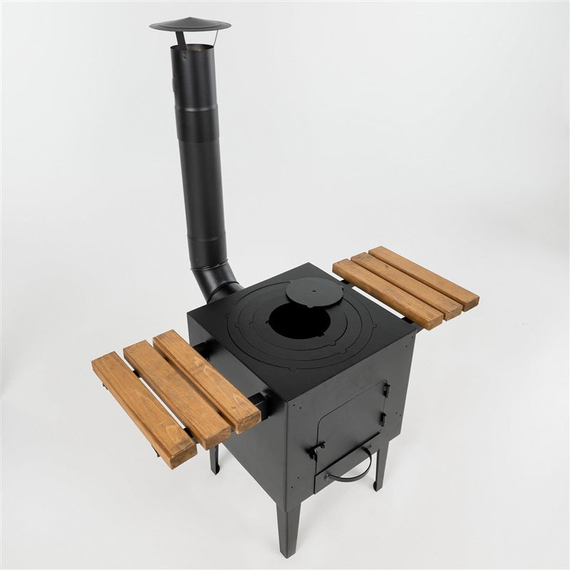 Grill DM Grill, brązowo-czarny, 45 cm