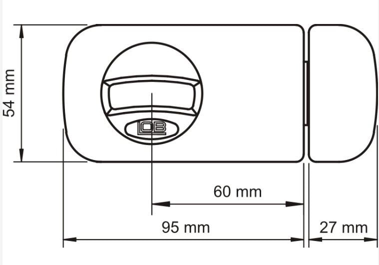 ZAMEK DODATKOWY TB61 GRAFIT