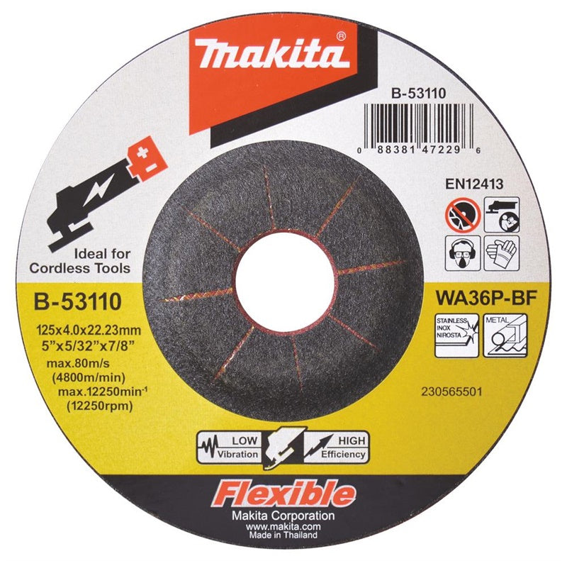 Tarcza szlifierska Makita 125 x 4 mm