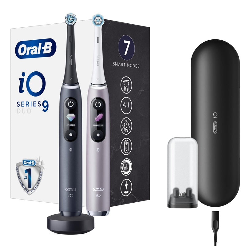 Elektriniai Dantų Šepetėliai Oral-B iO Series 9, 2 vnt.