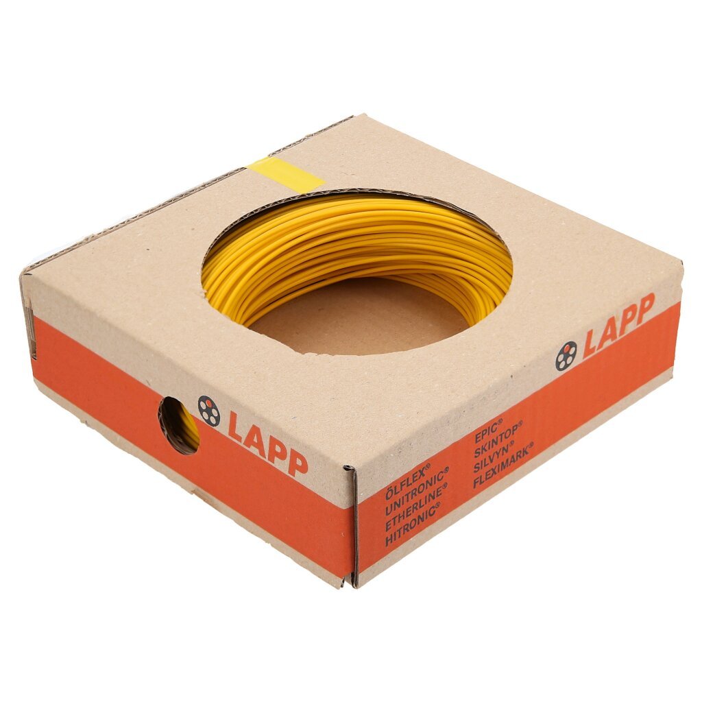 4510111 H05V-K Cable 0,5mm², yellow 100m in a pack