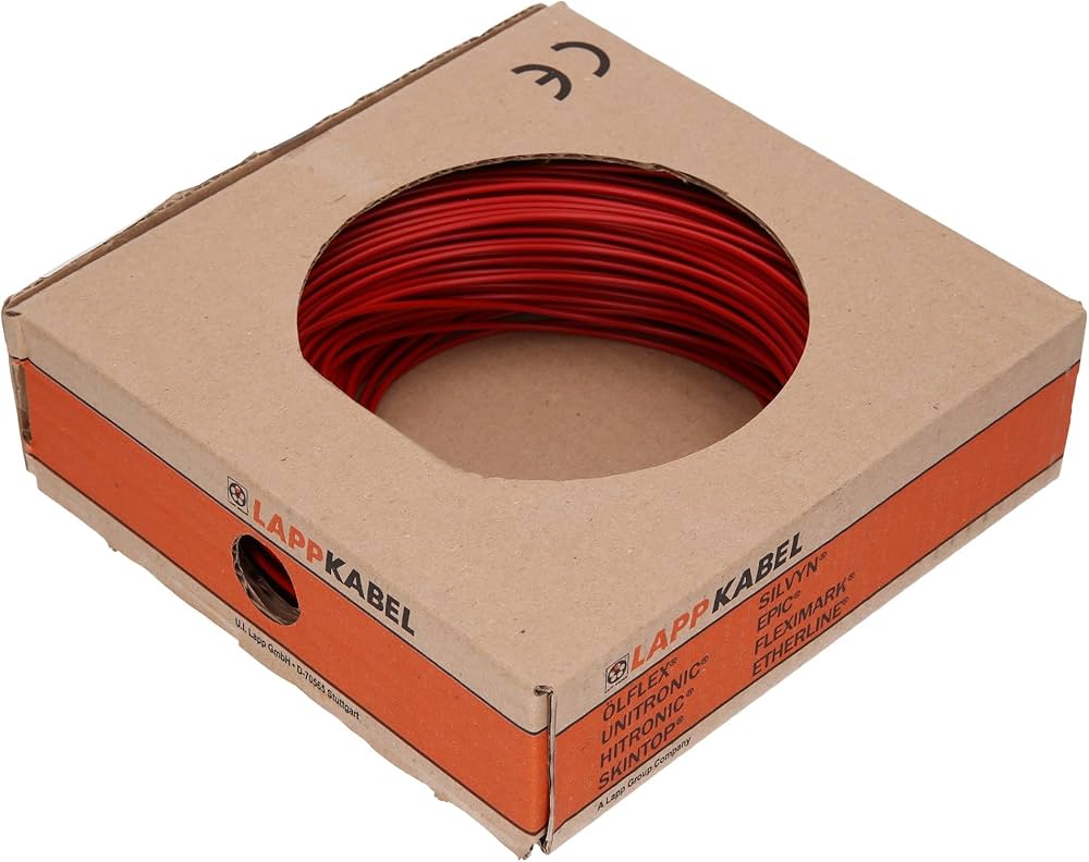 4520041 Lapp H07V-K Cable 1.5mm², red 100m in a pack