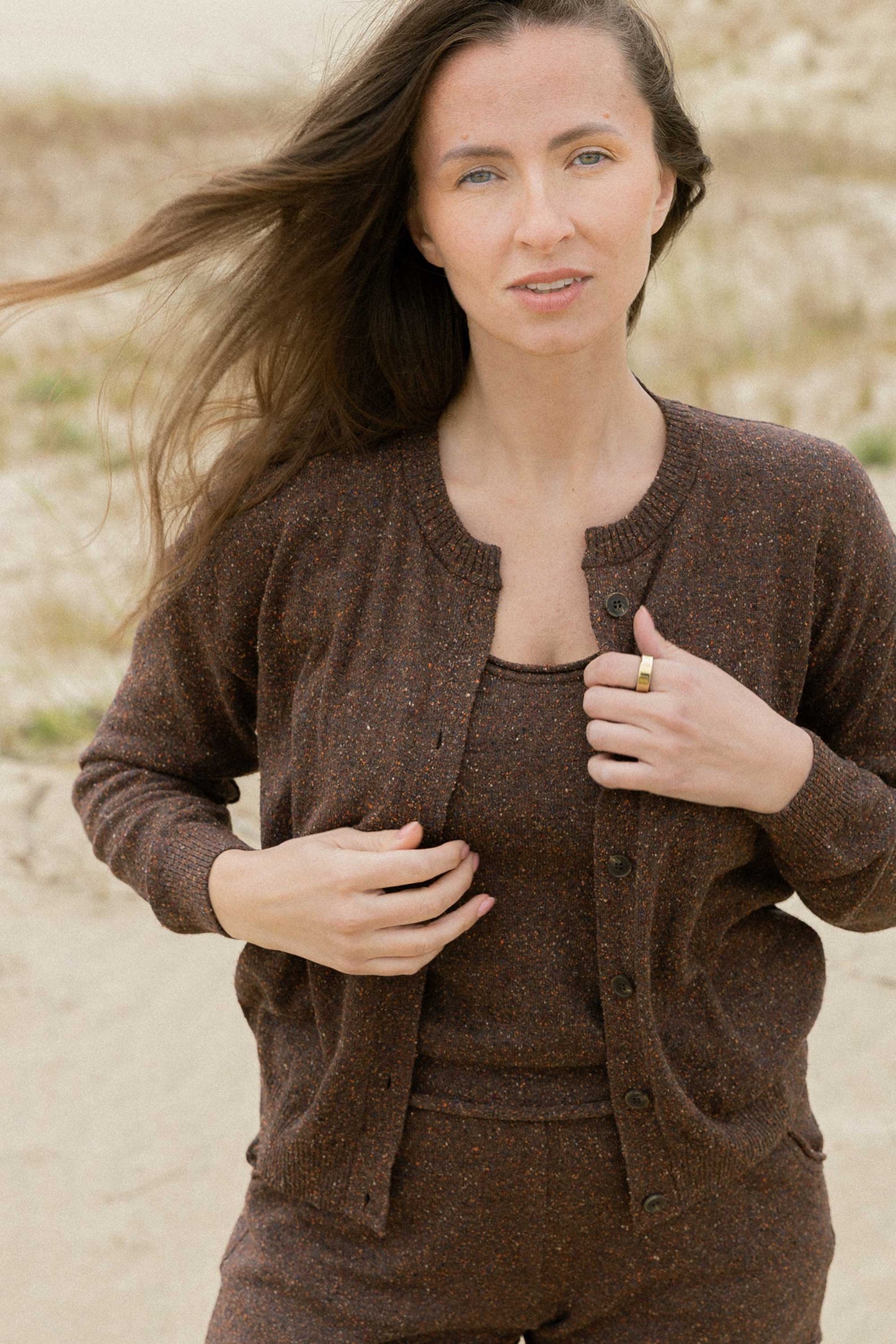 Sabbia Cardigan Schokolade