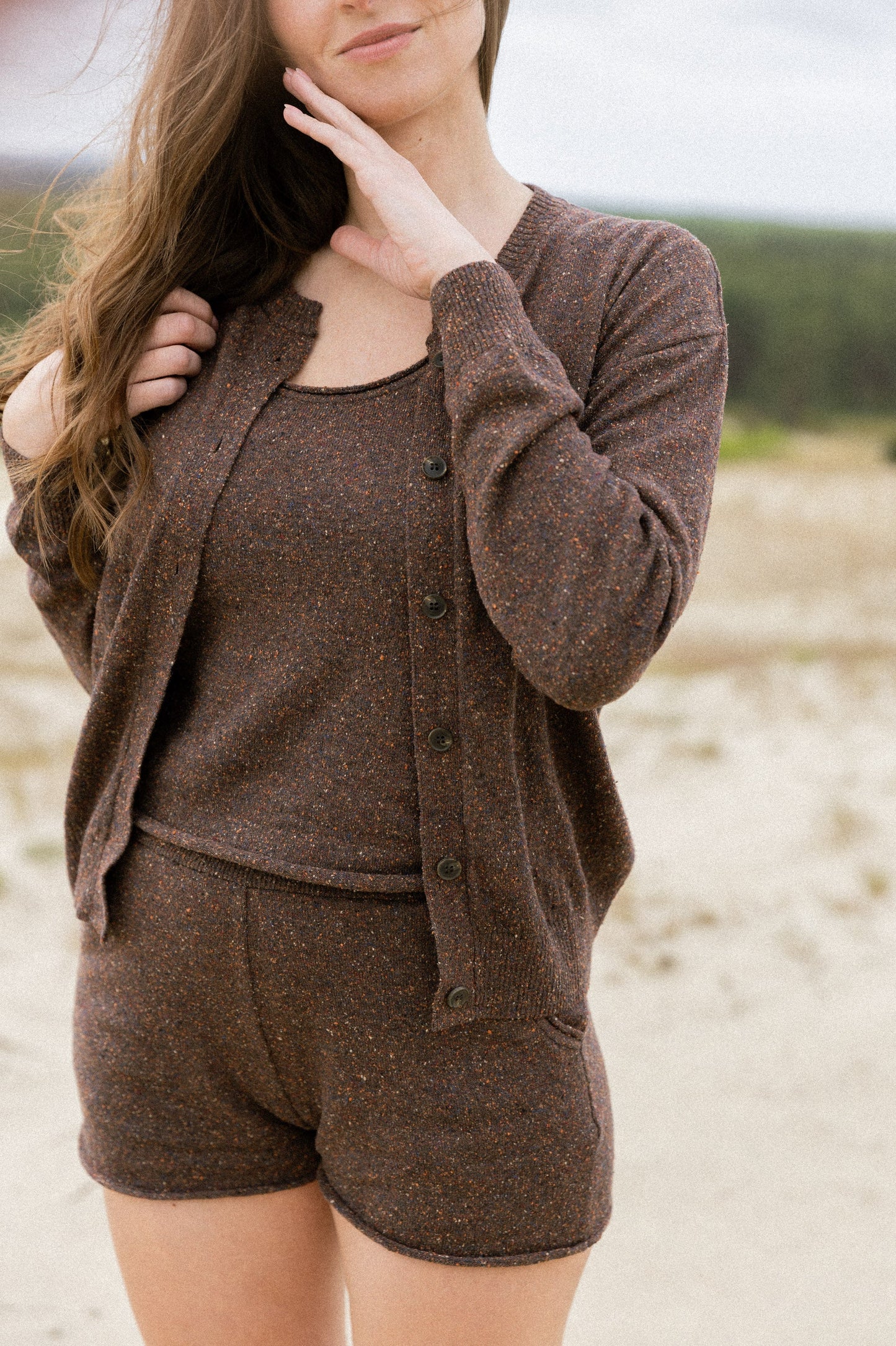 Sabbia Cardigan Schokolade