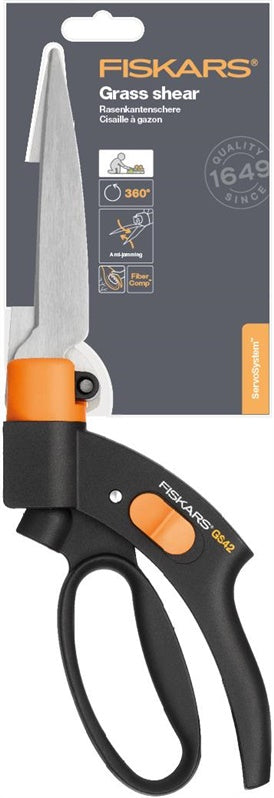 Žolės žirklės Fiskars 113680/1000589, su specialia pertvara