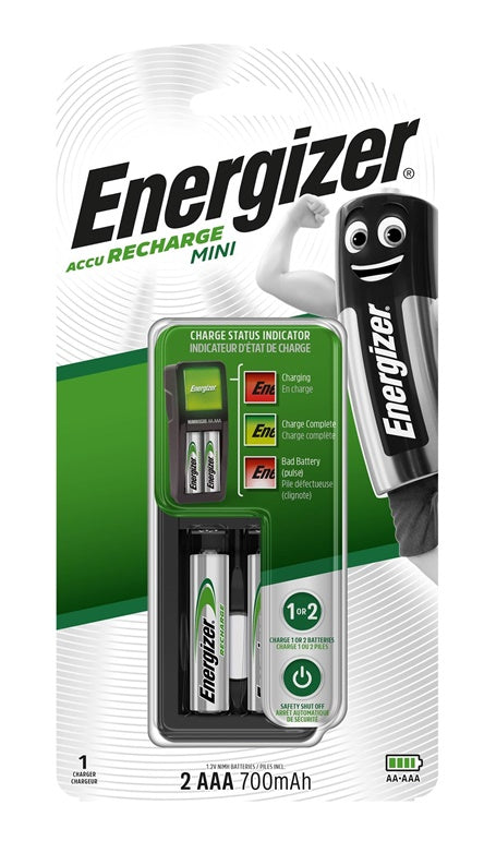 Įkr. elementų kroviklis ENERGIZER+2 vnt. AAA įkr. elementai