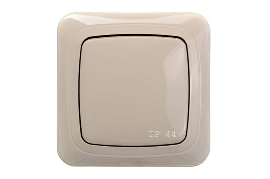 Jungiklis LIREGUS ALFA, smėlio spalvos, IP44