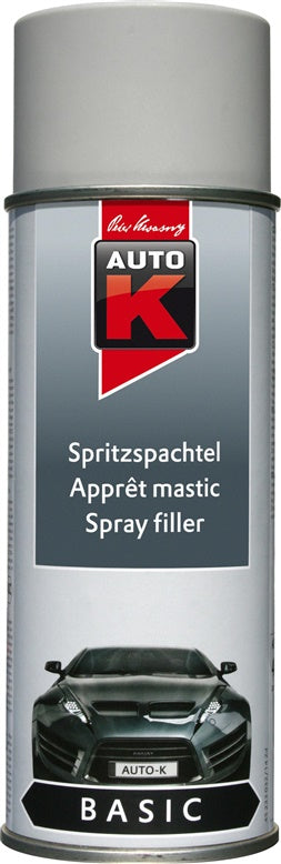 Masa szpachlowa w sprayu Auto K, szara, 400 ml