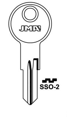 Raktų ruošinys Jma SSO-2, 1 vnt.