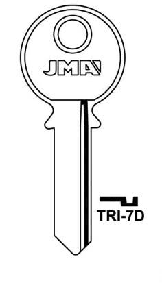 Półfabrykat klucza Jma TRI-7D, 1 szt.