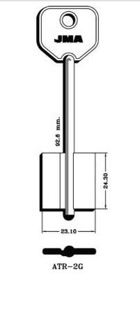 Pusty klucz Jma ATR-2G, 1 szt.