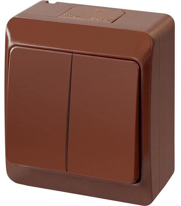 Łącznik ELEKTRO-PLAST HERMES, 2 klaw., IP44