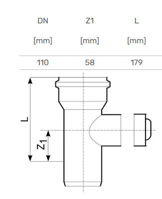 Lauko kanalizacijos pravala Magnaplast, Ø 110 mm