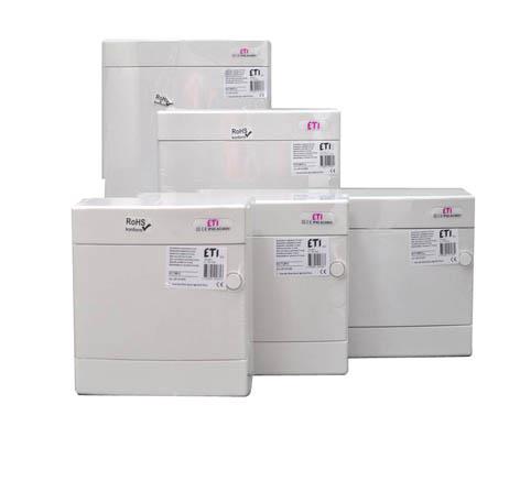Rozdzielnica modułowa ETI ECT8PO, natynkowa, IP40, 8 modułów.
