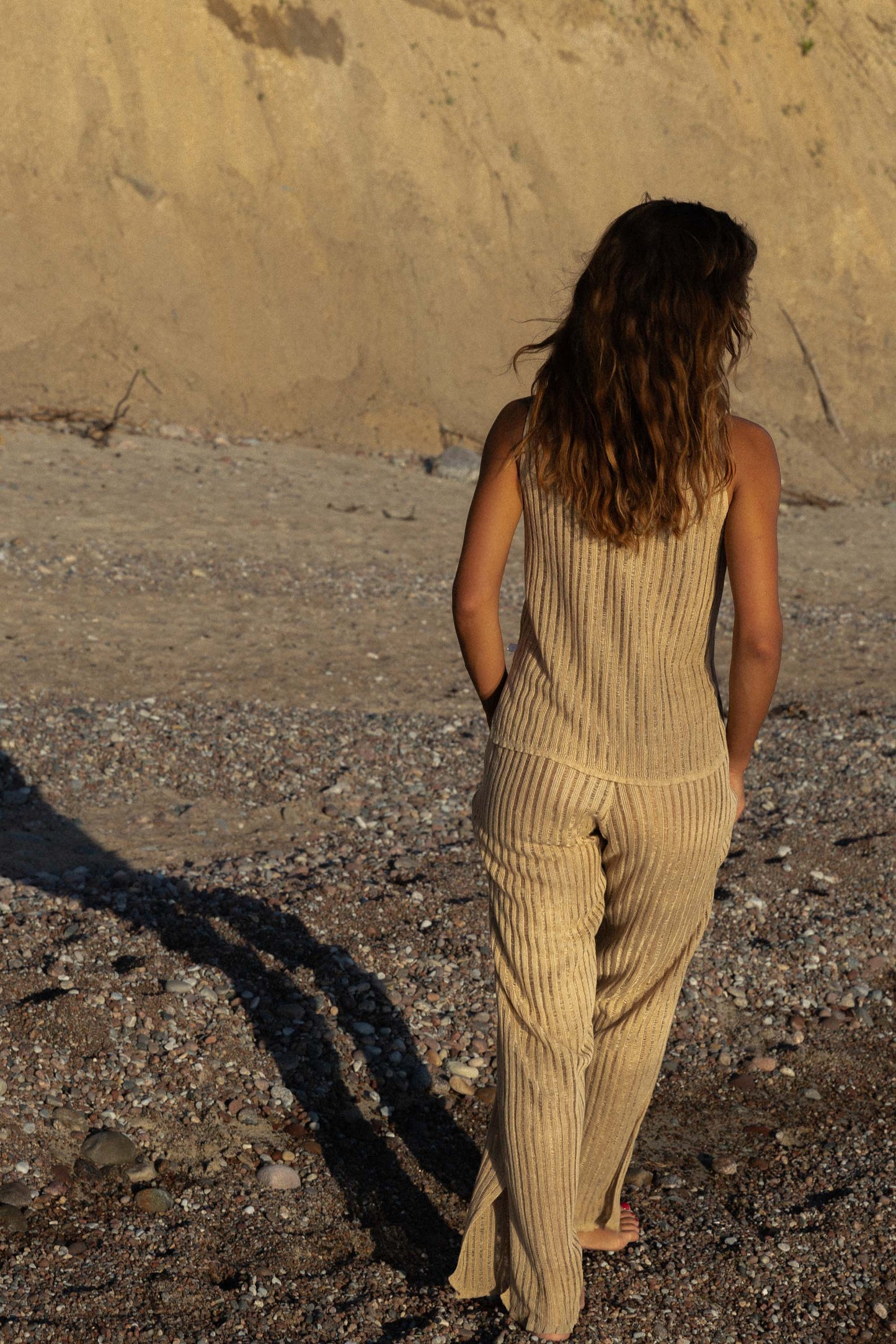 Sole and Caldo 100% Linen Co-ord Sand