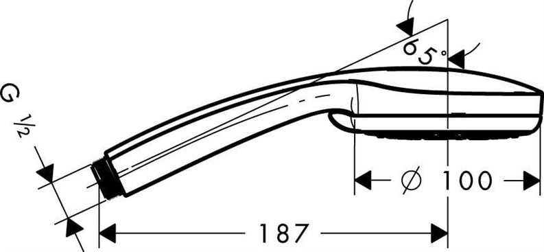 Głowica prysznicowa Hansgrohe Croma 100, 100 mm