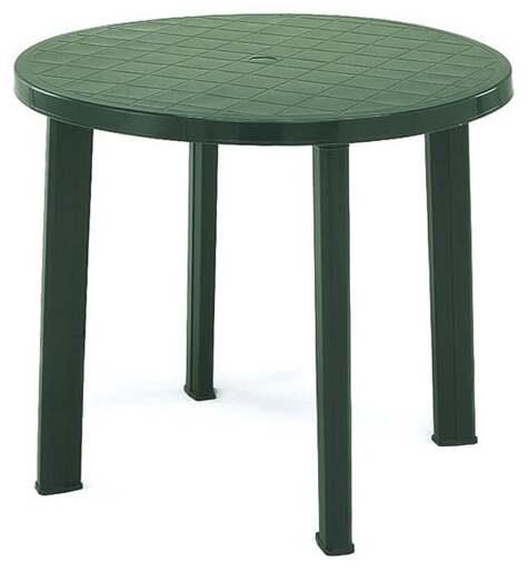 Lauko stalas DIANA TONDO 284037, žalias, Ø90×72 cm