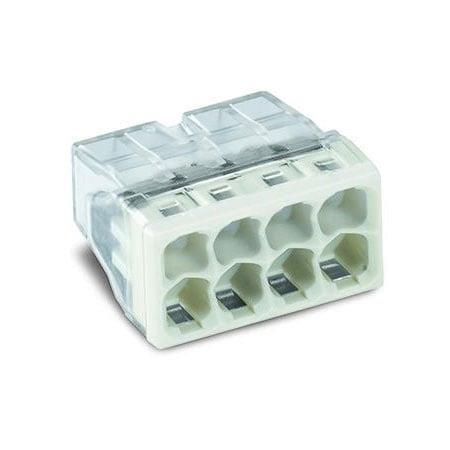 Laidų jungė Wago 2273-208/5, 8 x 0,5-2,5 mm², 450 V, 5 vnt.