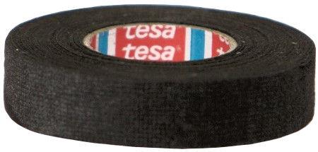 Taśma izolacyjna Tesa Velour Tape, czarna, 19 mm x 15 m