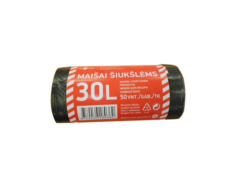 Worki na śmieci, 30 l, 50 szt., 8MK