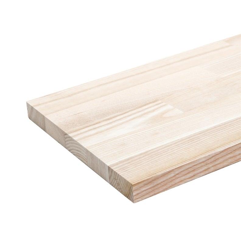 Podstopnica schodowa, jesionowa, 2 x 21,5 x 120 cm