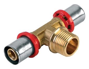 Presuojamasis trišakis TDM Brass Art 1660, 26 mm x ¾"