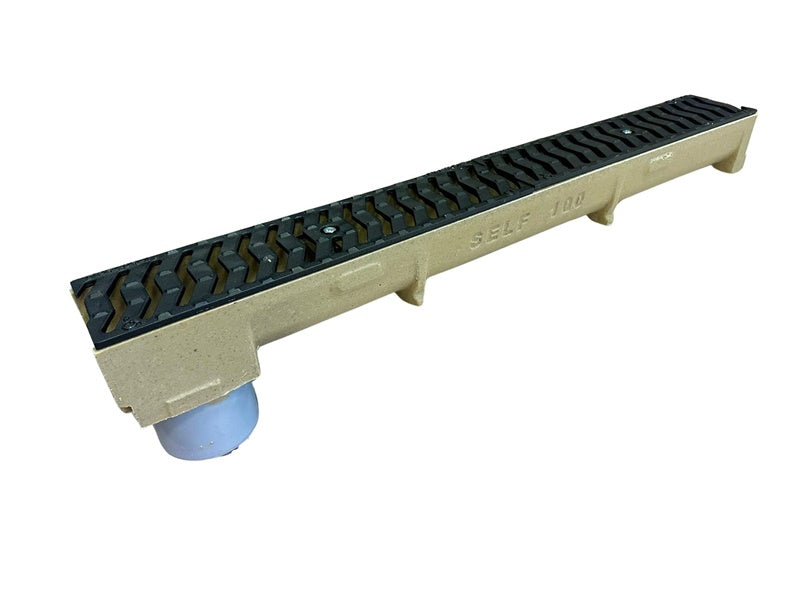 Drenažo latakas su Ø 110 mm vamzdžiu Stora Drain Self, 1 m