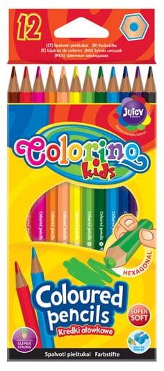 Kredki kolorowe COLORINO 14687PTR, 12 kolorów