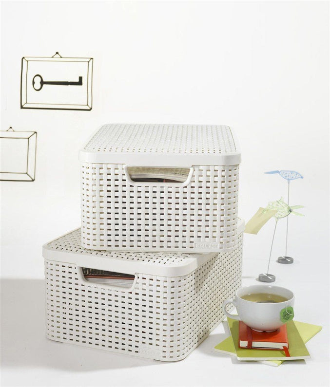 Pojemnik do przechowywania CURVER, 6 l, kremowy, 29,1×19,8×14,2 cm