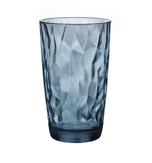 Szklanka BORMIOLI ROCCO DIAMOND COOLER, 470 ml, niebieska