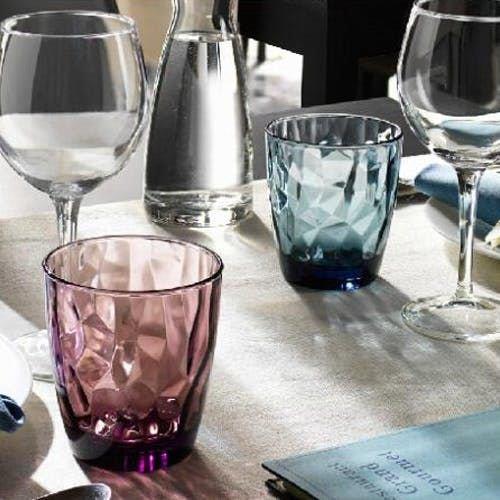 Szklanka BORMIOLI ROCCO DIAMOND DOF, 390 ml, fioletowa