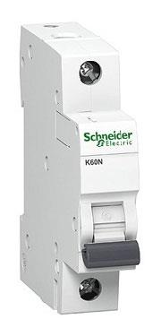 Automatinis jungiklis Schneider K60N, 1P, C, 6kA, 10 A