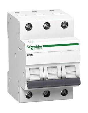 Wyłącznik automatyczny Schneider K60N, 3P, C, 6kA, 10 A