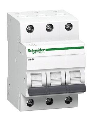 Automatinis jungiklis Schneider K60N, 3P, C, 6kA, 16 A