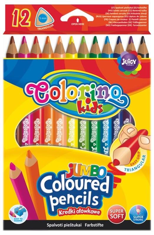 Kredki COLORINO JUMBO 51859PTR, 12 kolorów