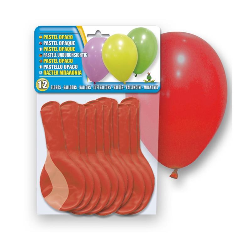 Czerwone balony, 12 szt.