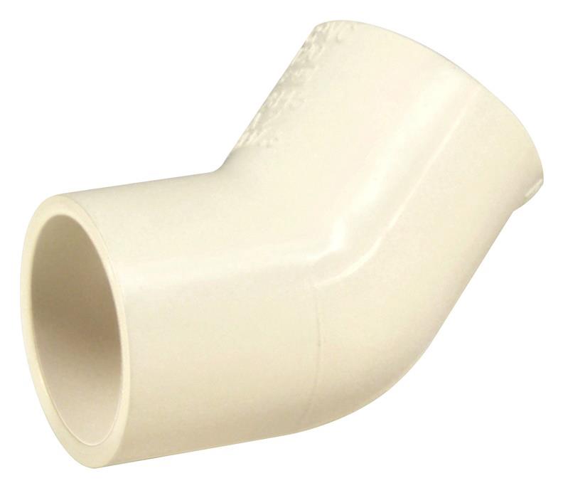 Alkūnė 4706-005, PVC-C, 1/2"x45°, klijuojamas vidus