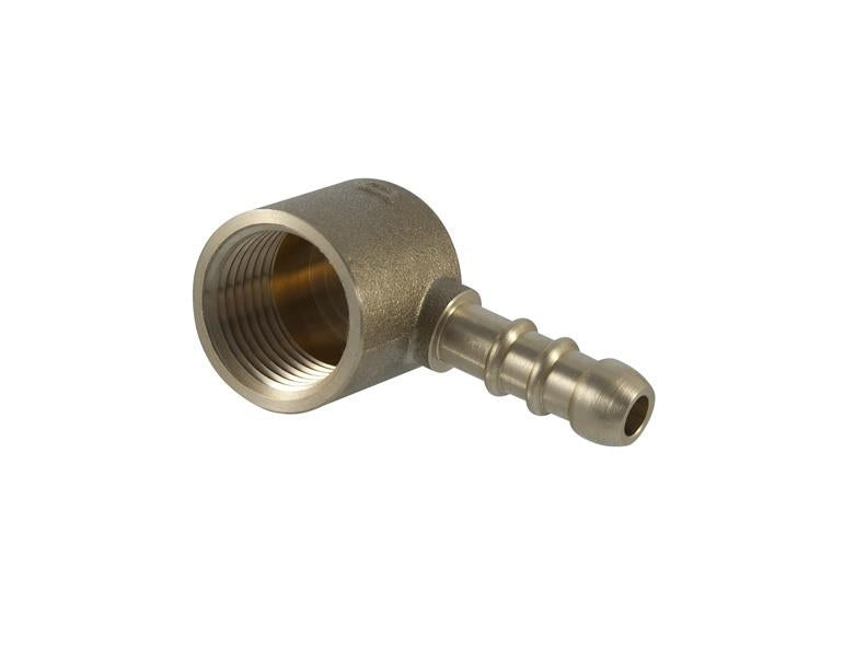 Dujinių žarnų alkūnė, 1/2 IN x 10 mm, vidin. srieg.