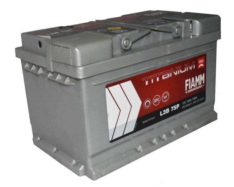 Akumuliatorius Fiamm L3B 75P, 75 Ah, 730 A, 12 V