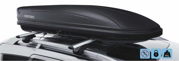 Automobilinė bagažinė Menabo Marathon Dark, 400 l