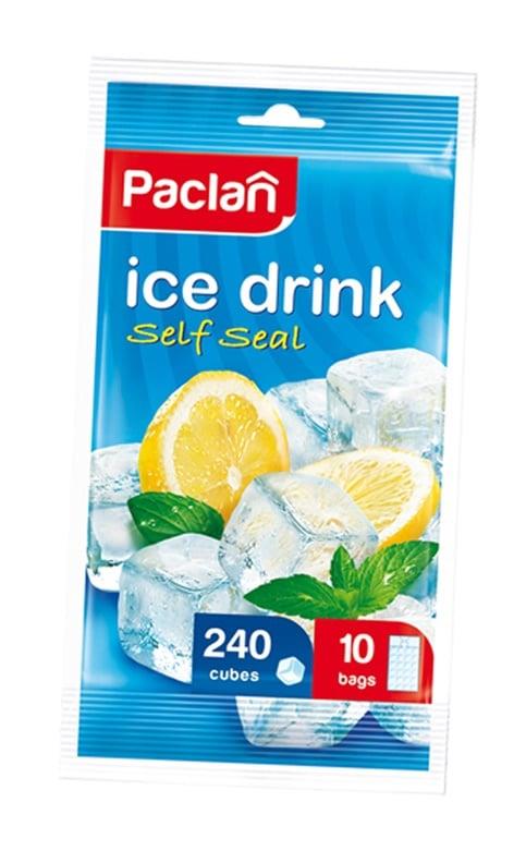 Woreczki na lód Paclan, 10 szt., 240 kostek lodu