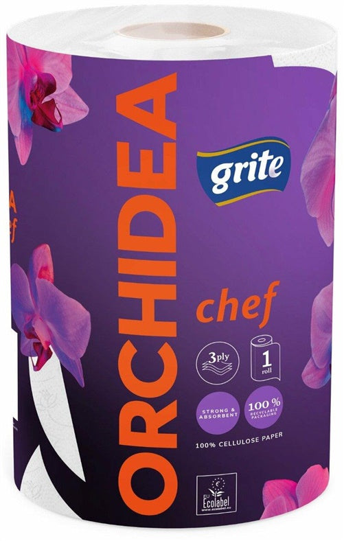 Popierinis rankšluostis Grite Orchidea, 3 sl.