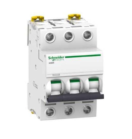 Automatinis jungiklis Schneider IC60N, 3P, C, 10kA, 20 A