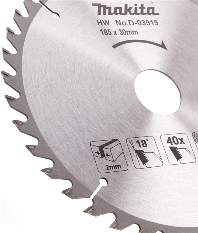 Diskinis medienos pjūklas Makita, 18,5 cm