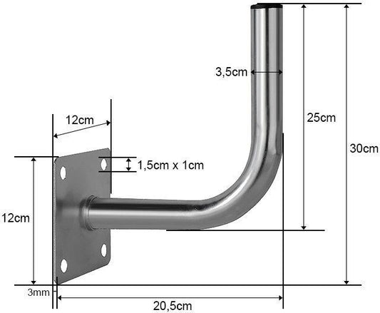 Uchwyt antenowy Blow 76-909, 27 x 20 cm